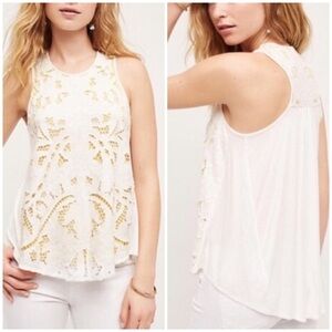 Anthropologie Akemi + Kin Lace Tank Top Small